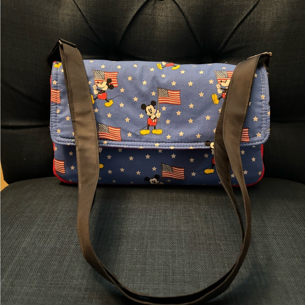 Disney Mickey Mouse Patriotic Custom Made Purse -… - image 8